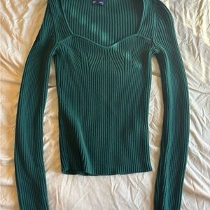 GAP Ribbed Long Sleeve Top
